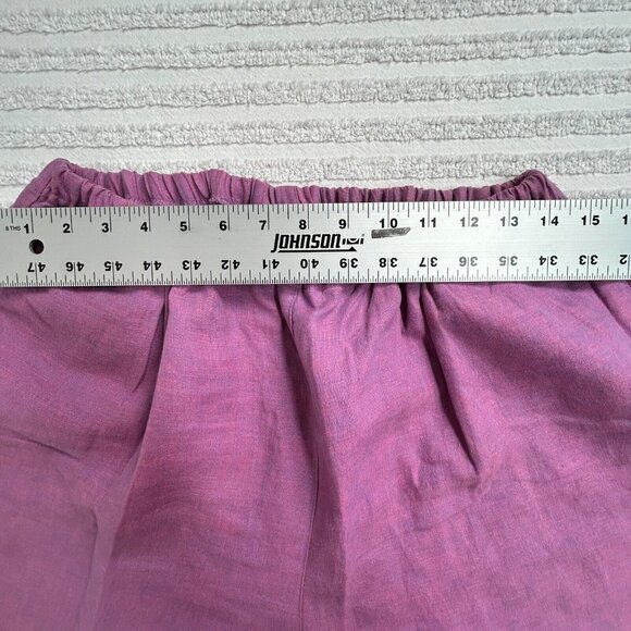 Nino Wong Womens Tank Top & Pants Outfit Set Purple Lagenlook Canvas Lightweight - Picture 6 of 15